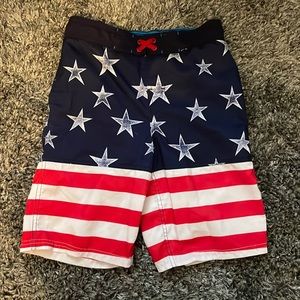 Stars and Stripes swim trunks